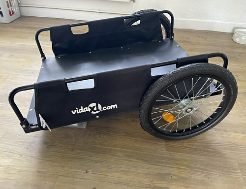 Vidaxl black cargo bicycle - cargo,