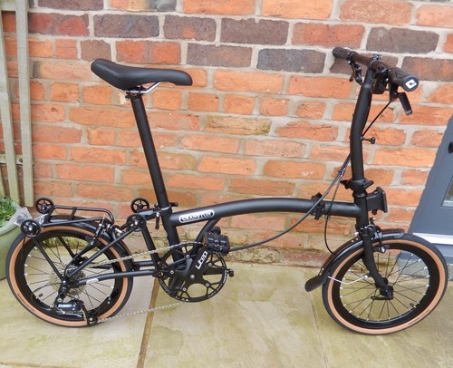 Cranston folding bike - folding, black