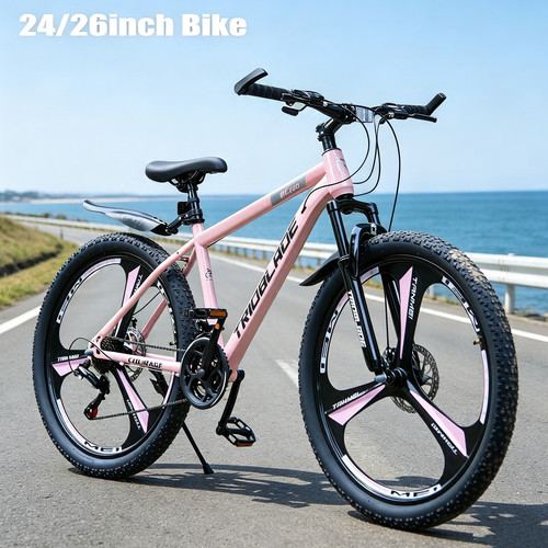 Pink 26inch bike - bike, speed